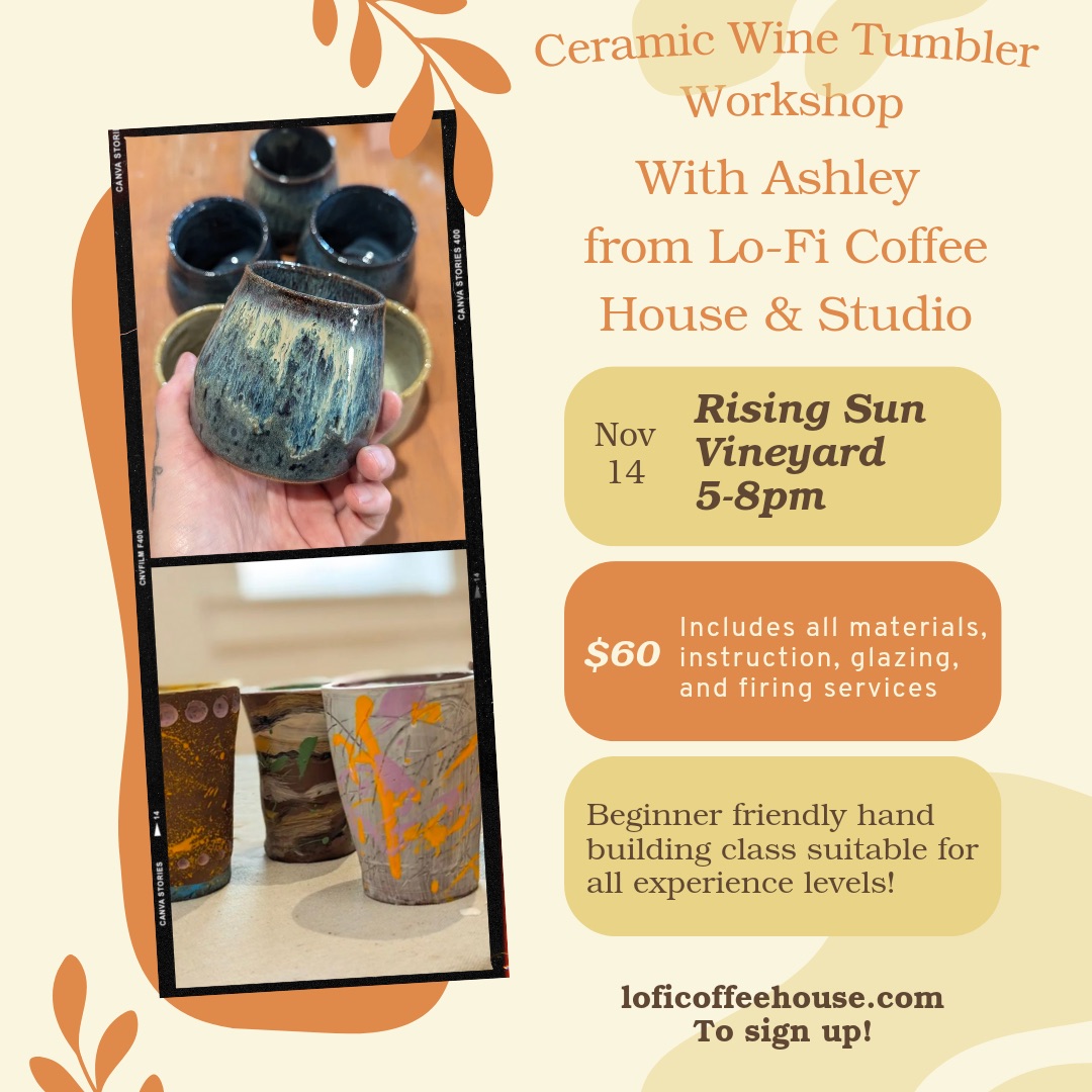 Build Your Own Ceramic Wine Tumbler!